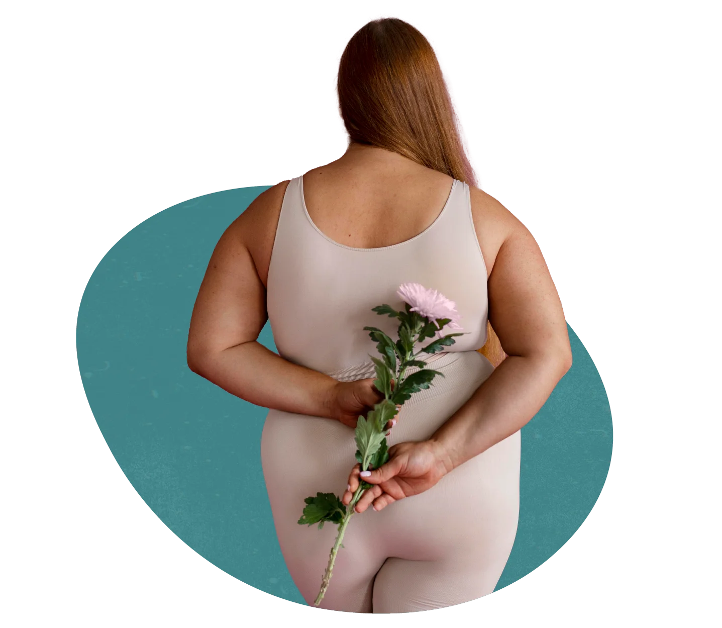 Woman with flower representing Arab women's health challenges